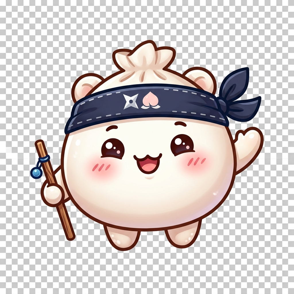 Ninja Momo Mascot